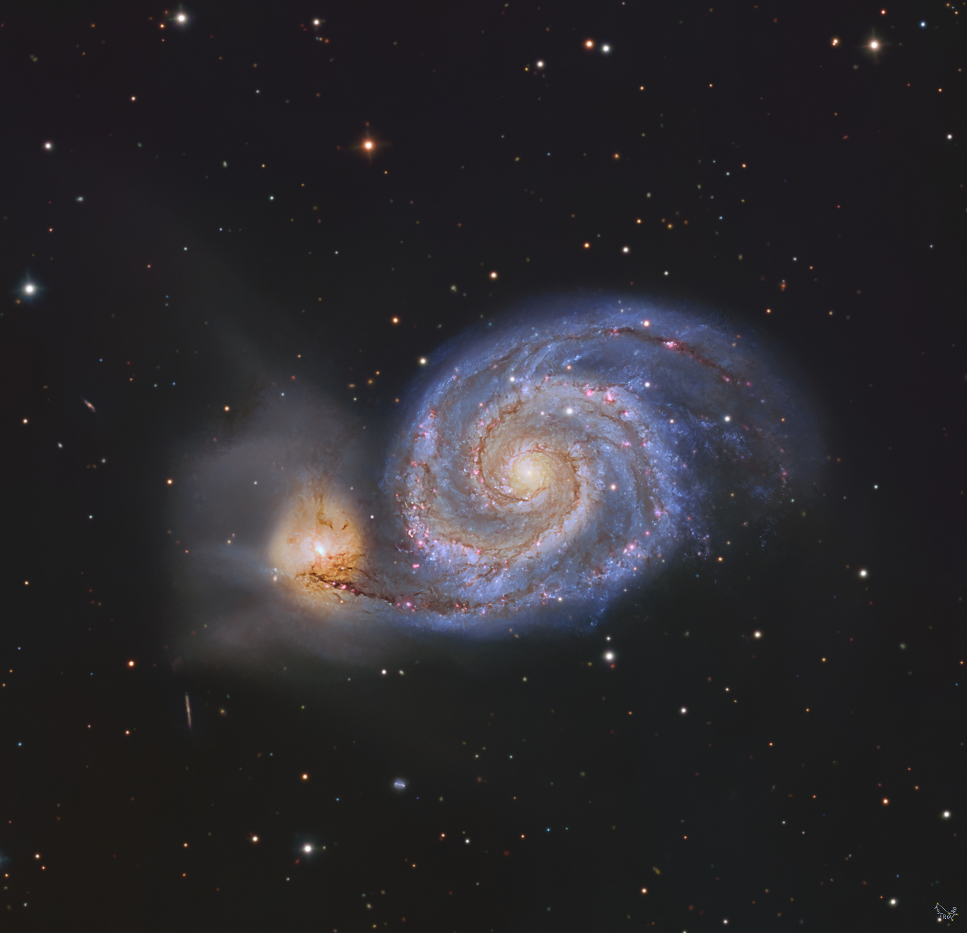 M 51 Crop
