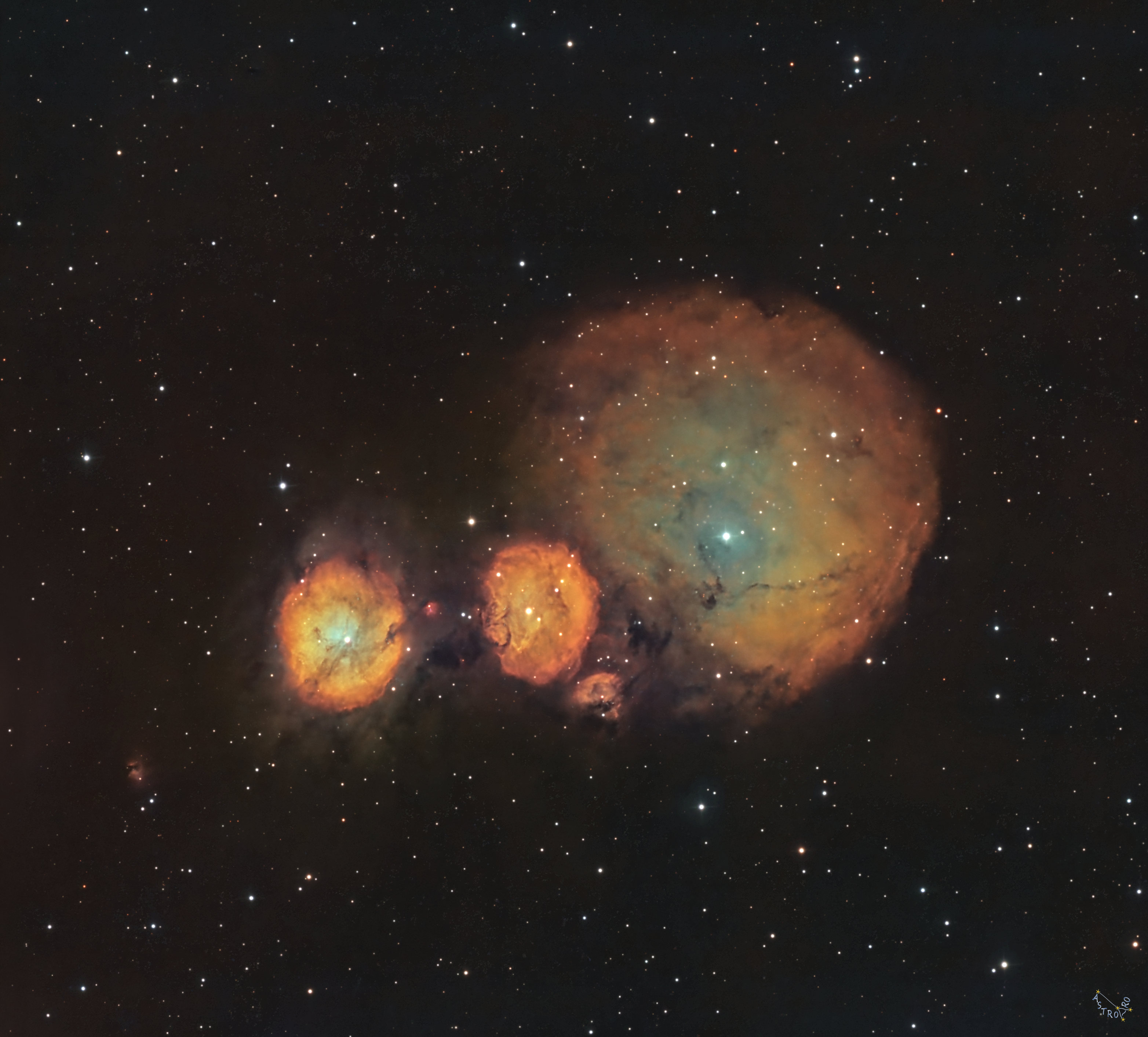 Sh2-254 SHO Crop